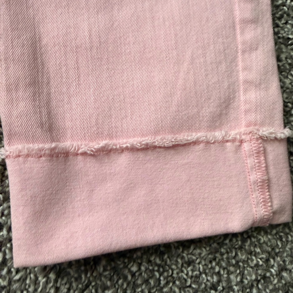 Carve Designs Pastel Pink Straight-Leg Jeans - Picture 2 of 6